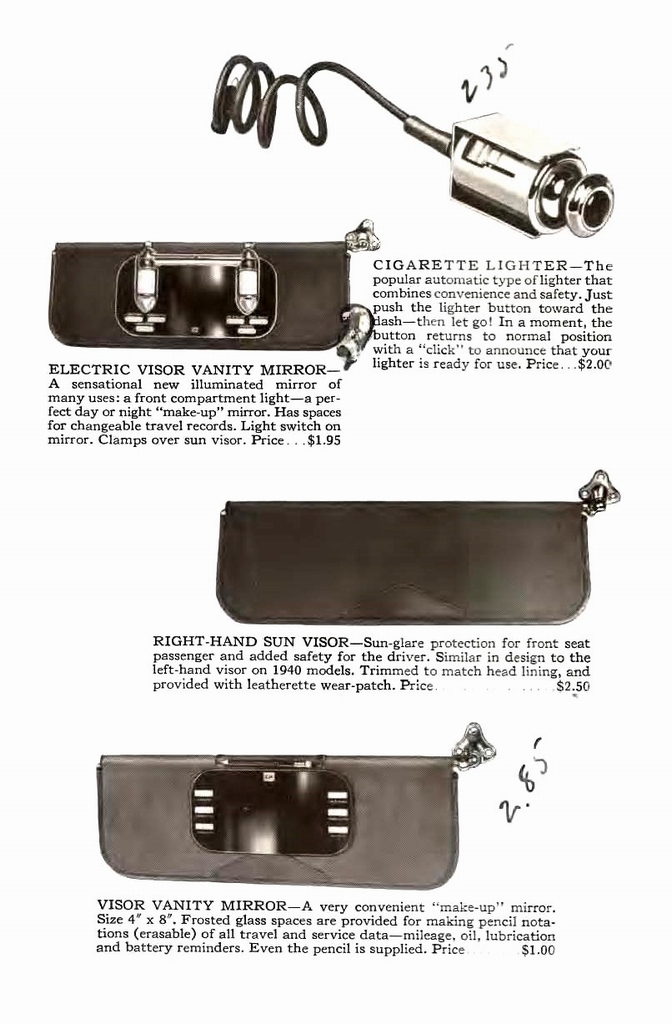 1940 Chevrolet Accessories Booklet Page 4